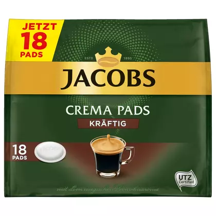 Cafea paduri Jacobs Crema Kräftig, 118g, 18 bucati