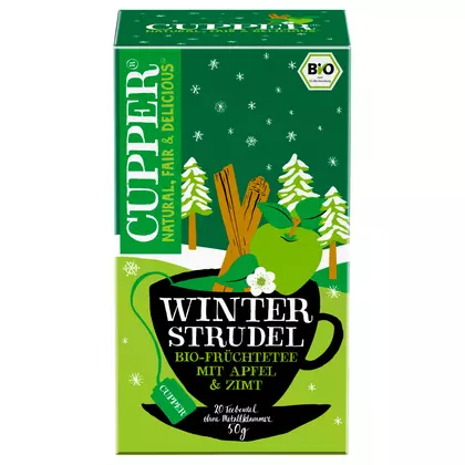 Ceai Cupper Tea de fructe Bio Winter, 20 Pliculete
