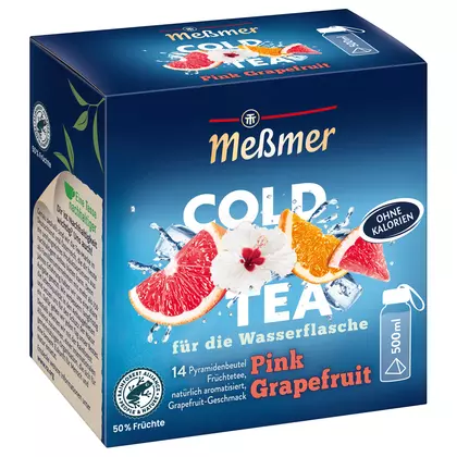 Ceai Meßmer Pink Cold Grapefruit Tea, 14 Pliculete