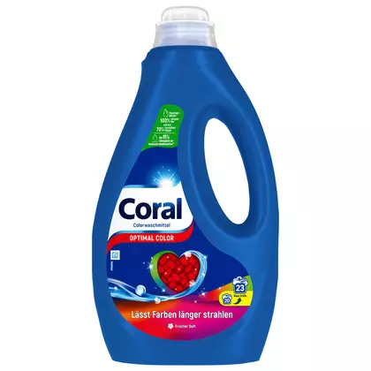 Detergent rufe Coral Color, 23 spalari