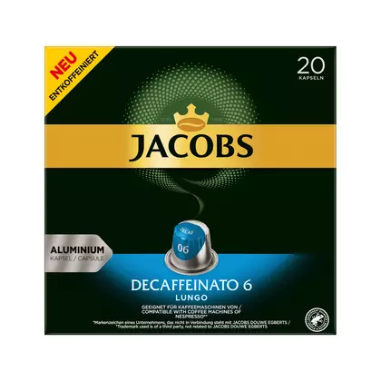 Cafea Jacobs Lungo Decofeinizata, 20 bucati