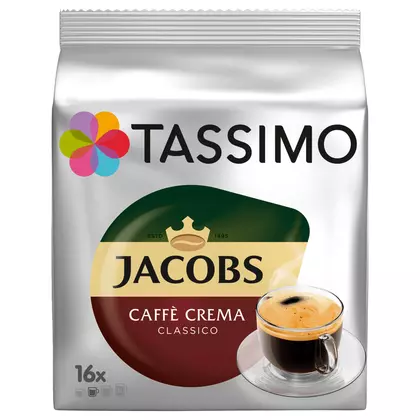 Cafea capsule Tassimo Jacobs Caffè Crema Classico, 16 bucati