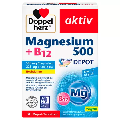 Supliment Vitamine Doppelherz Magneziu, 30 bucati