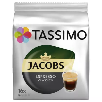 Cafea capsule Tassimo Jacobs Espresso Classico, 16 bucati