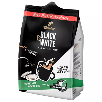 Cafea Tchibo Black Alb, 36 bucati