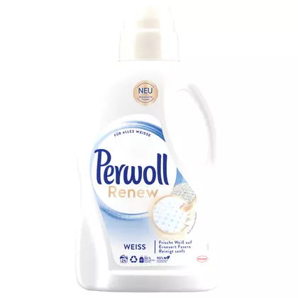 Detergent rufe Perwoll Alb Renew, 24 spalari