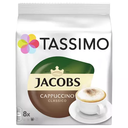 Cafea capsule Tassimo Jacobs Cappuccino Classico, 8 bucati