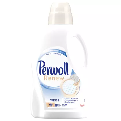 Detergent rufe Perwoll Alb Renew, 25 spalari