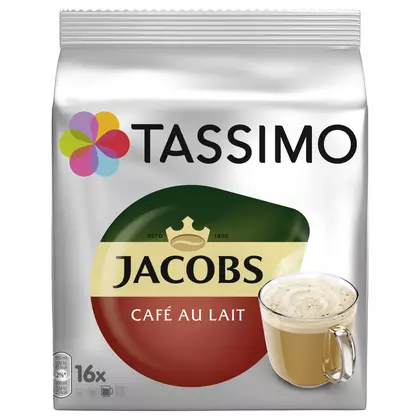 Cafea capsule Tassimo Jacobs Café au Lait, 16 bucati