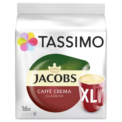 Cafea capsule Tassimo Jacobs Caffè Crema Classico, 16 bucati