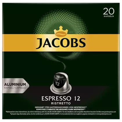 Cafea capsule Jacobs Nespresso Espresso Ristretto