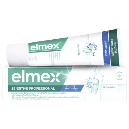 Pasta de dinti Elmex Weiss Sensitive Professional, 75ml