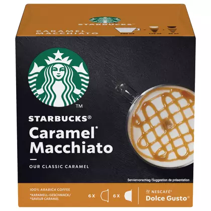 Cafea Starbucks Nescafé Macchiato Dolce Gusto Caramel