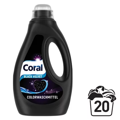 Detergent rufe Coral Black, 20 spalari