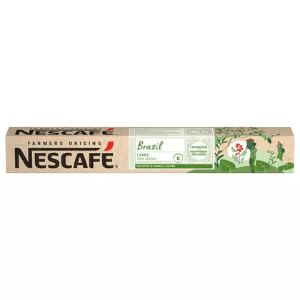 Cafea Nescafé Lungo Brazilia Origins Arabica Pure, 52g