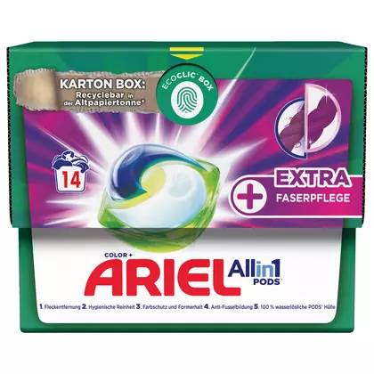 Detergent capsule Ariel All in 1 All-in-1 Extra, 14 spalari