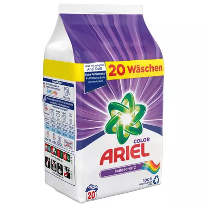 Detergent rufe Ariel, 1,3 kg, 20 spalari