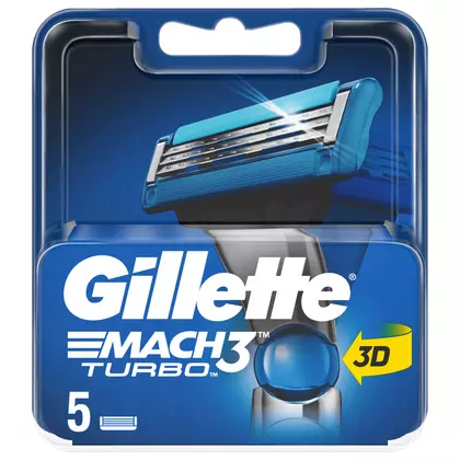 Rezerva Lame de ras Gillette 3D, 5 bucati