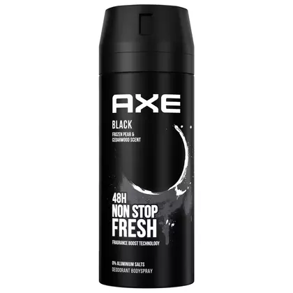 Deodorant spray Axe Black Fara Aluminiu, 150ml