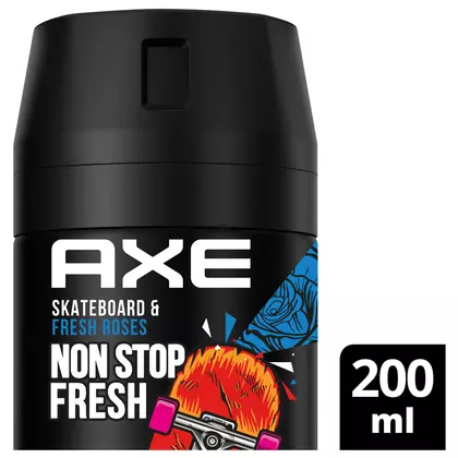 Deodorant Spray Axe Fresh Trandafir Fara Aluminiu, 150ml