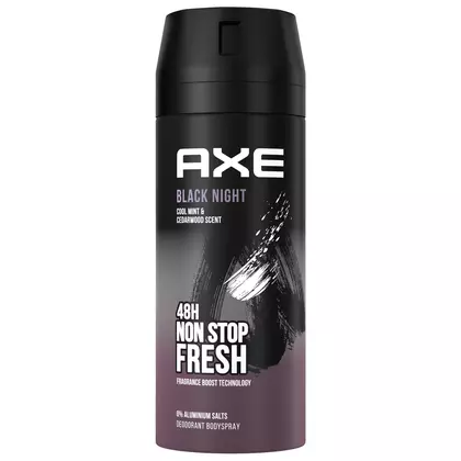 Deodorant spray Axe Night Black Fara Aluminiu, 150ml
