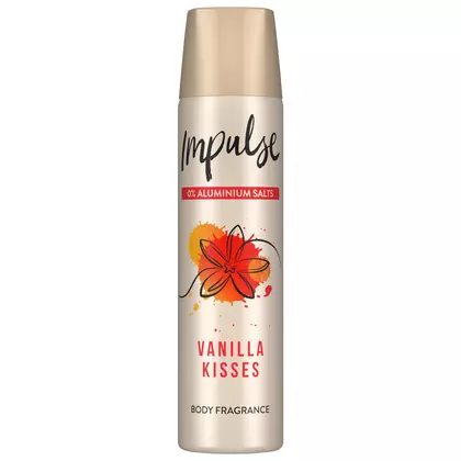 Deodorant spray Impulse Vanilla Fara Aluminiu, 75ml
