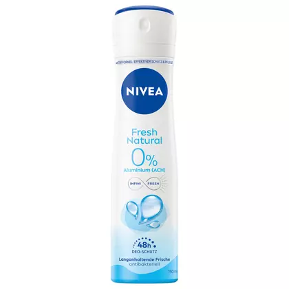 Deodorant spray NIVEA Natural Fresh Fara Aluminiu, 150ml