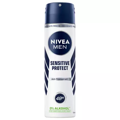 Deodorant spray NIVEA Antiperspirant Sensitive Men Protect, 150ml