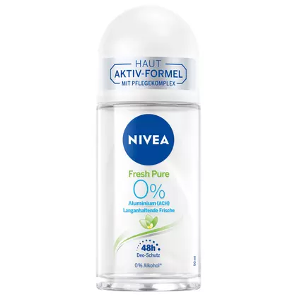 Deodorant Roll-on NIVEA Fresh Pure Fara Aluminiu, 50ml