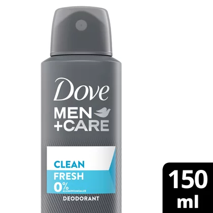 Deodorant Spray Dove Men Care Clean Fresh Fara Aluminiu, 150ml