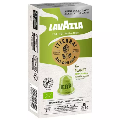 Cafea capsule Lavazza Bio Tierra, 55g, 10 bucati
