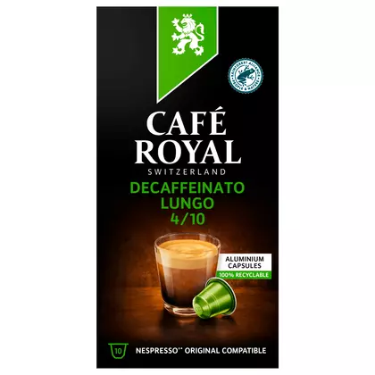 Cafea capsule Café Royal Lungo Decofeinizata, 10 bucati