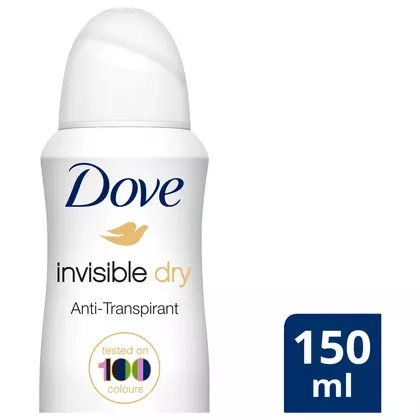 Deodorant Spray Dove Invisible Dry, 150ml