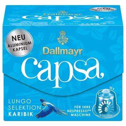 Cafea capsule Dallmayr Lungo Nespresso Capsa, 10 bucati