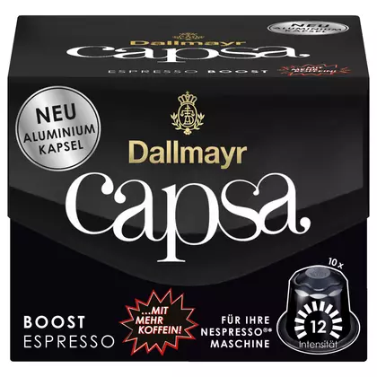 Cafea capsule Dallmayr Espresso Nespresso Capsa Boost, 10 bucati