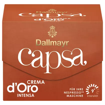 Cafea capsule Dallmayr Nespresso Crema d'Oro Intensa, 10 bucati