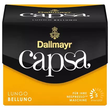 Cafea capsule Dallmayr Lungo Nespresso Capsa Belluno, 10 bucati