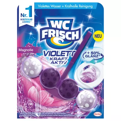 Odorizant WC Frisch Kraft-Aktiv Violett Magnolie, 50g