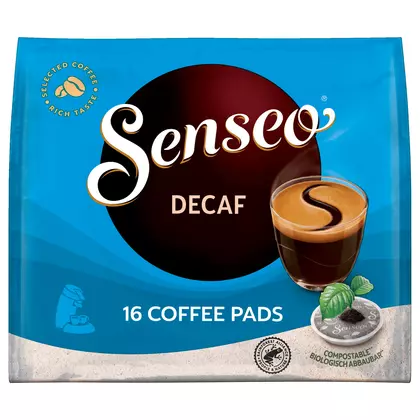 Cafea paduri Senseo Entkoffeiniert Decaf, 16 bucati