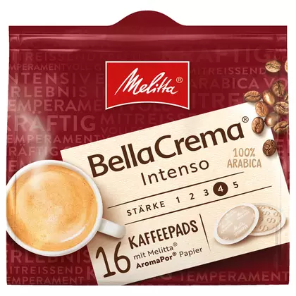 Cafea paduri Melitta BellaCrema Intenso, 16 bucati