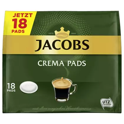 Cafea paduri Jacobs Crema, 118g, 18 bucati