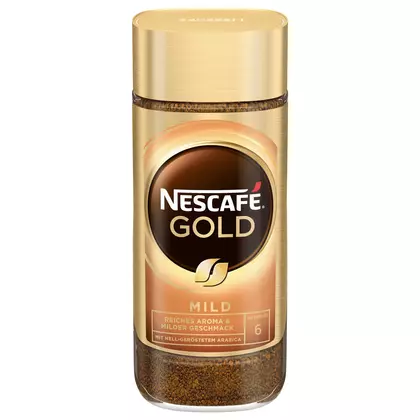 Cafea Instant Solubila Nescafé Gold intensitate medie, 200g