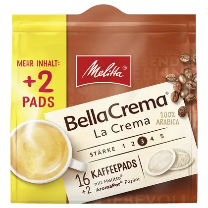 Cafea paduri Melitta Crema intensitate medie Bella