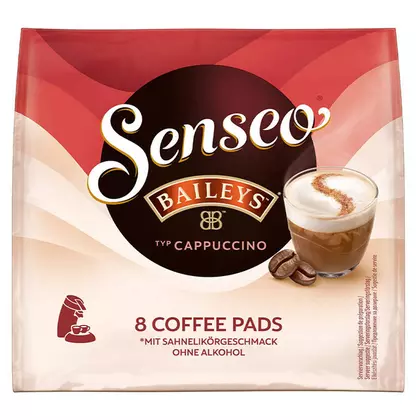 Cafea paduri Senseo Cappuccino Baileys, 8 bucati