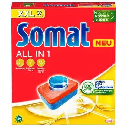 Detergent vase automat Somat All in 1 Xxl, 1 kg