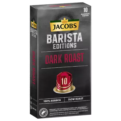 Cafea capsule Jacobs Barista Roast Editions Dark, 10 bucati