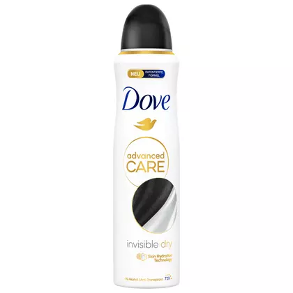 Deodorant spray Dove Invisible Dry, 150ml