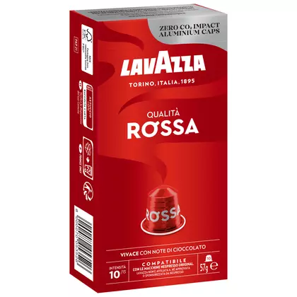 Cafea capsule Lavazza Qualita Rossa, 57g, 10 bucati