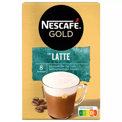 Cafea Nescafé Gold Latte, 144g