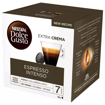 Cafea capsule Nescafé Espresso Dolce Gusto Intenso, 16 bucati